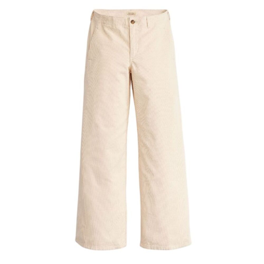 Levis Womens/Ladies Big Yikes Wide Leg Chinos / White